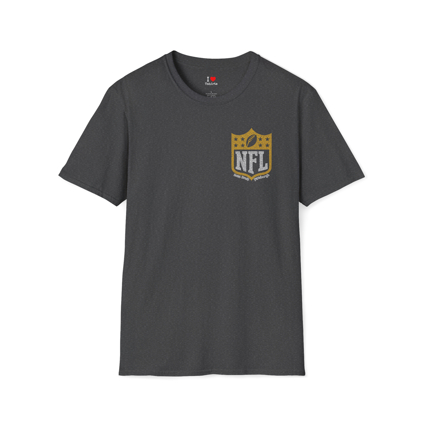 NFL Draft small left chest logo