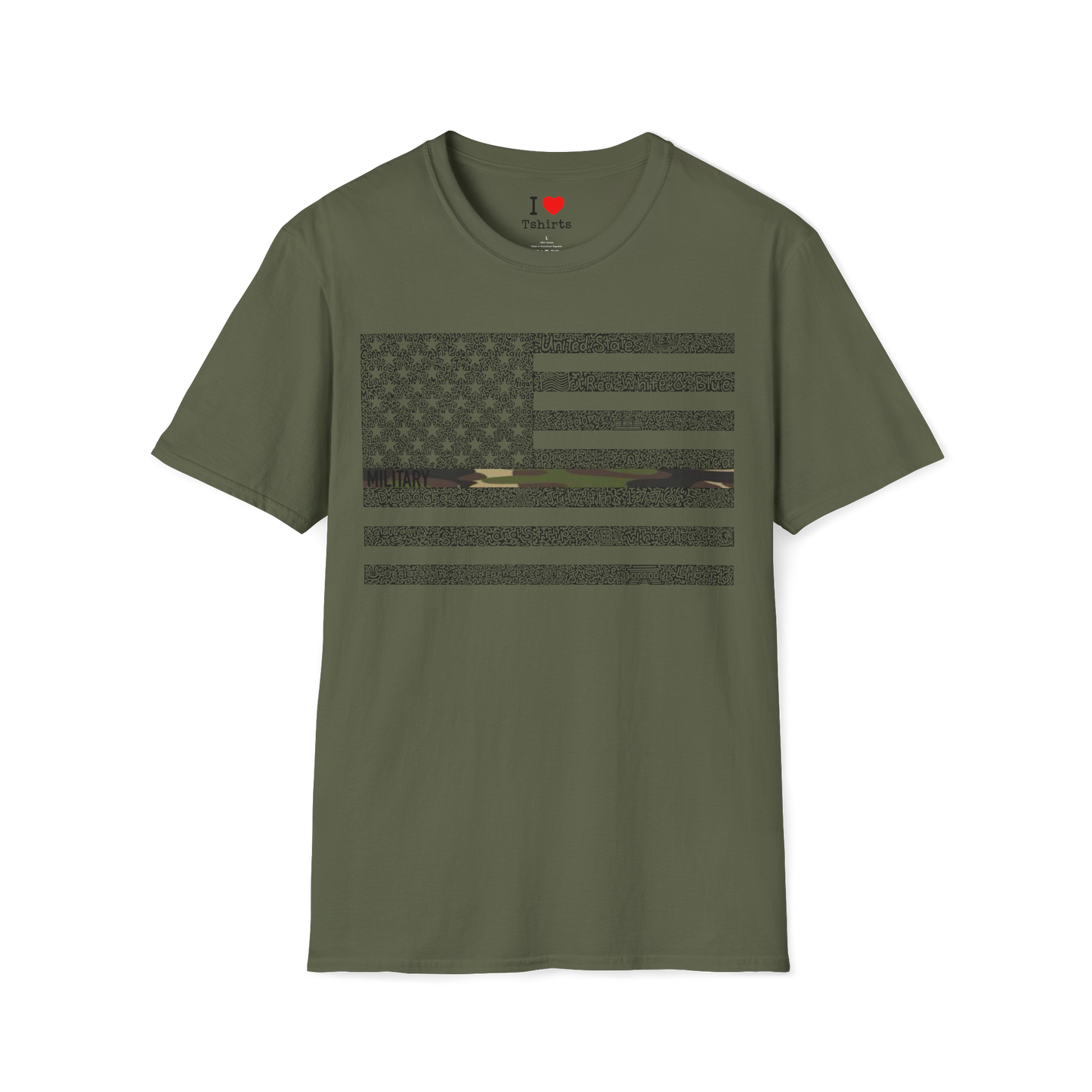 US Flag Military Tribute