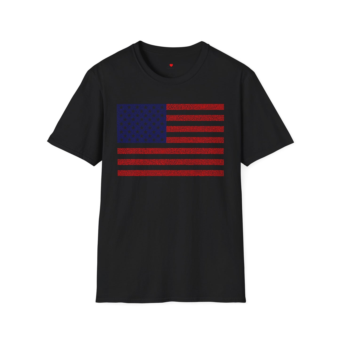 US Flag- navy and red