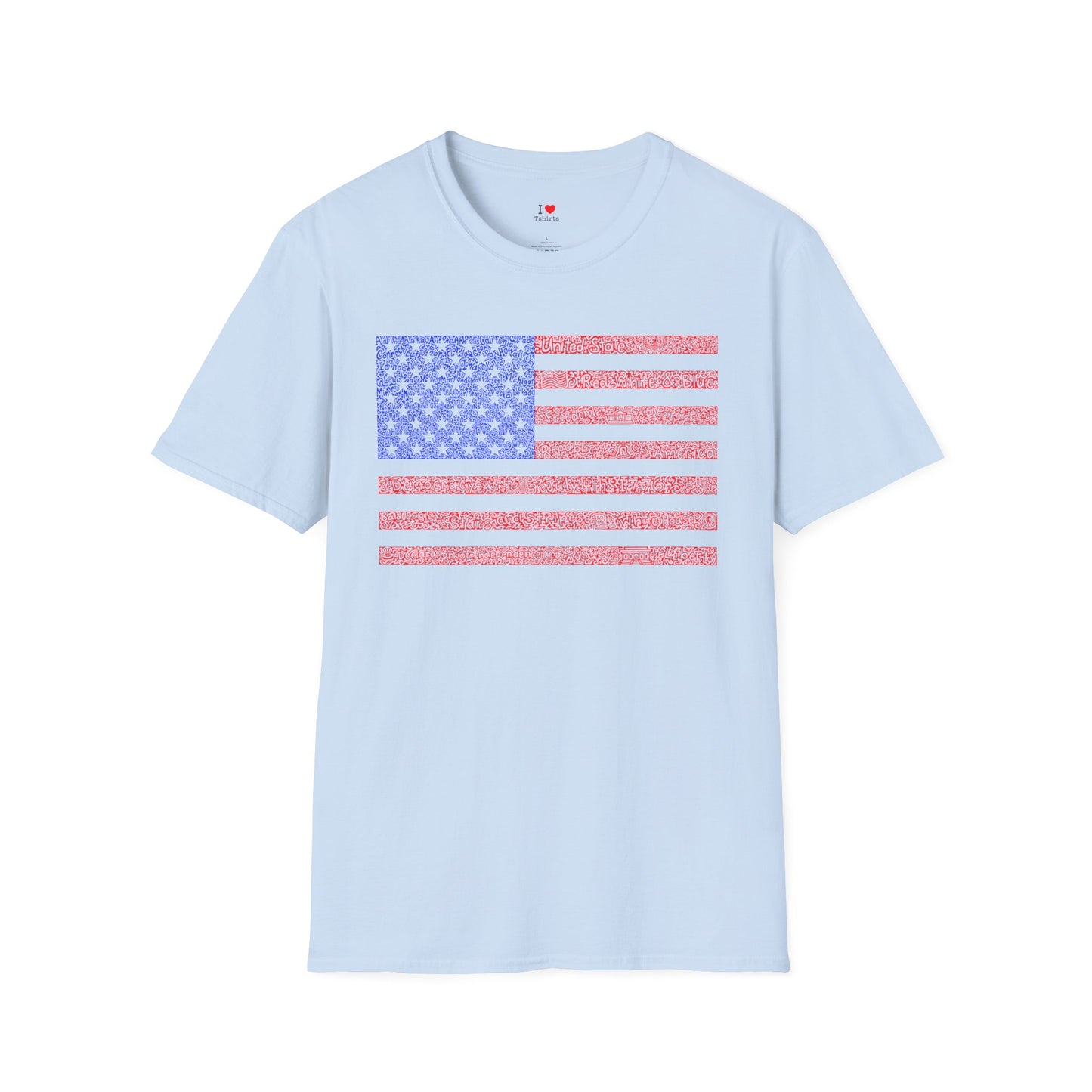 US Flag- blue and red