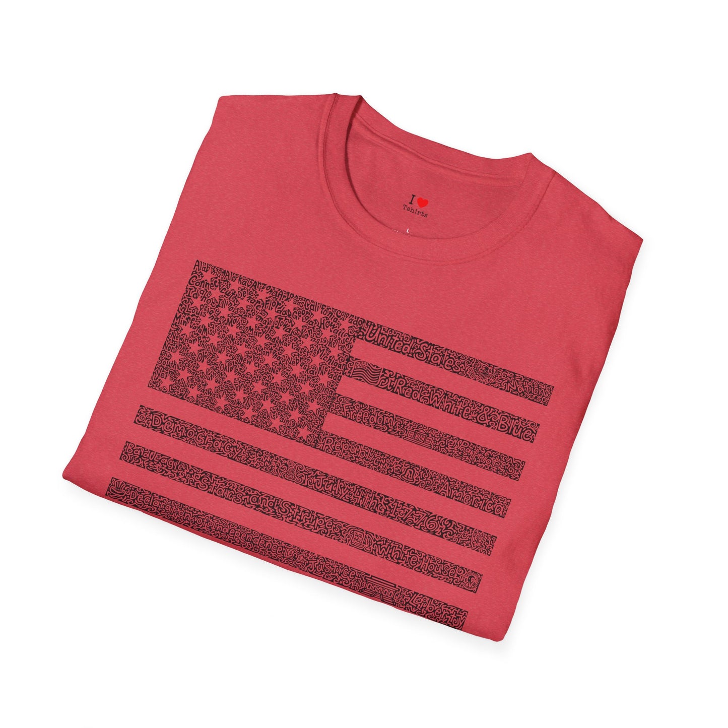 US Flag- black