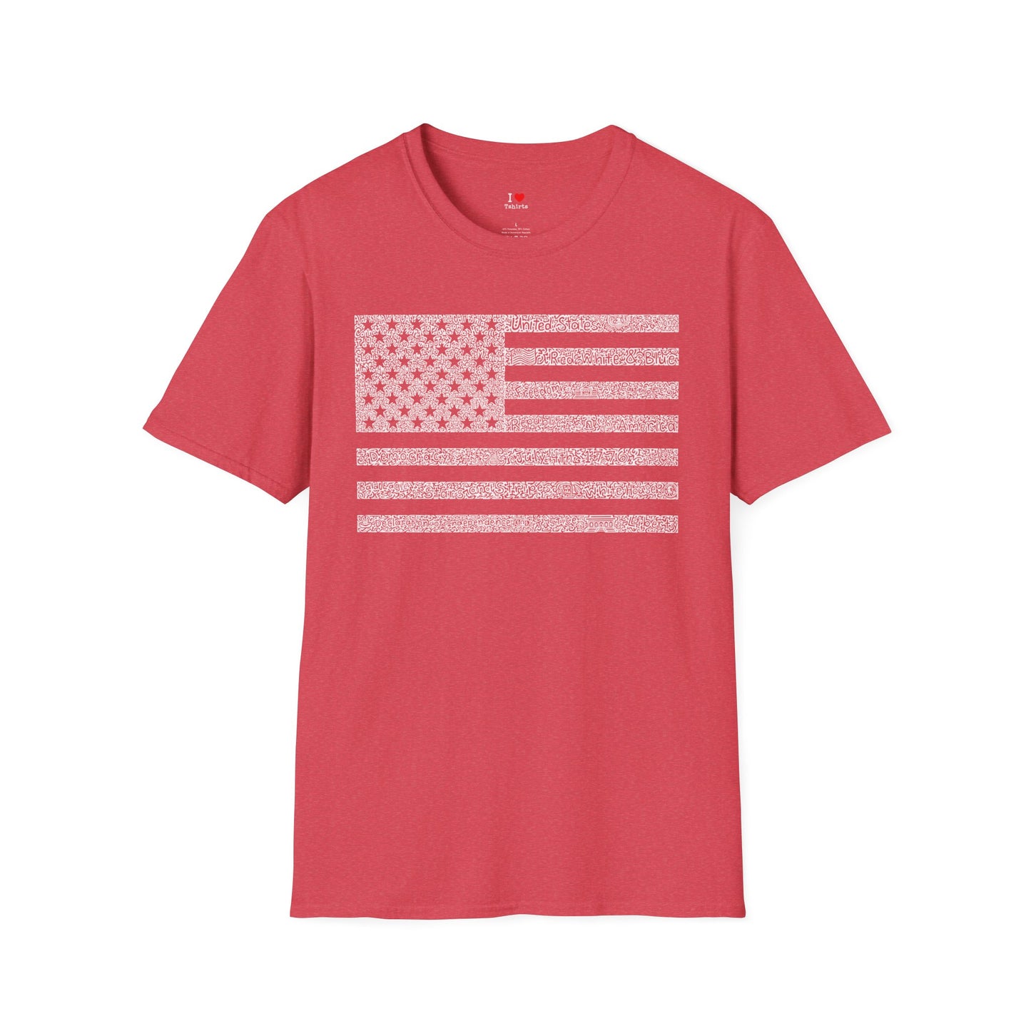 US Flag- white