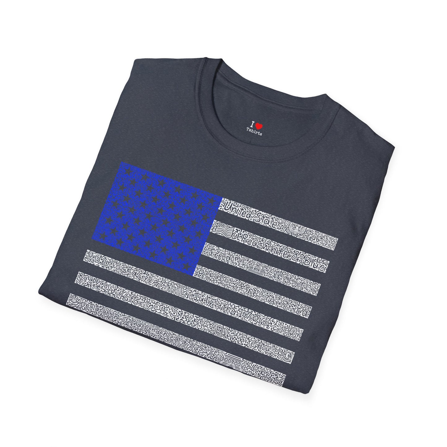 US Flag blue and white