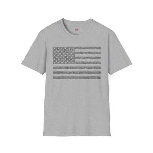 US Flag- black