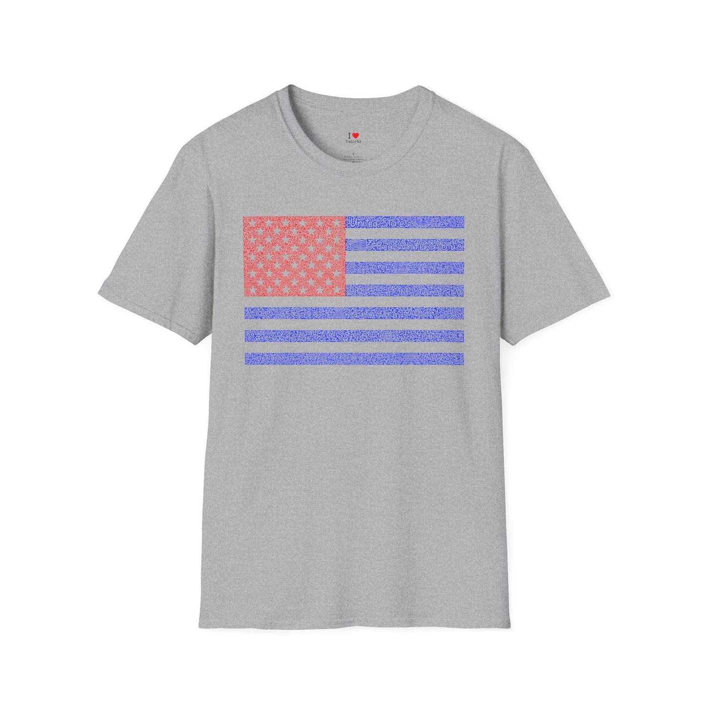 US Flag- red and blue