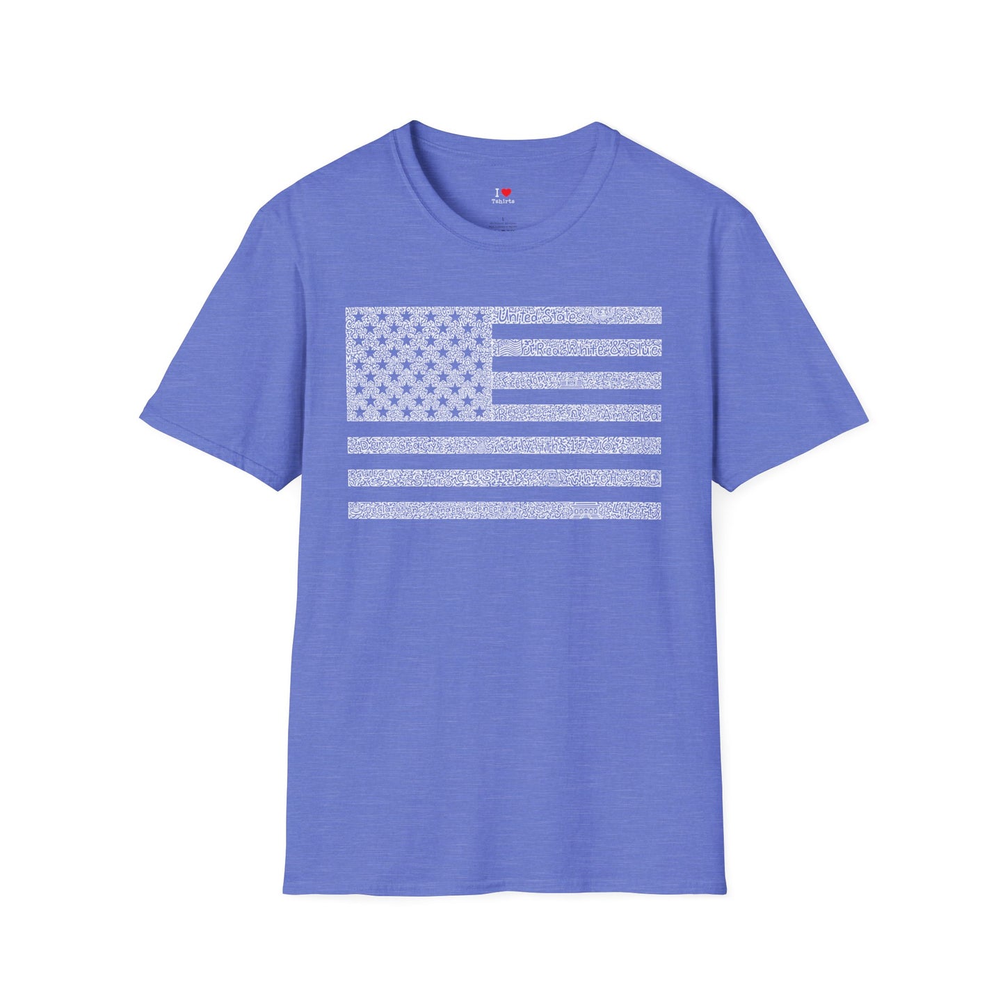 US Flag- white