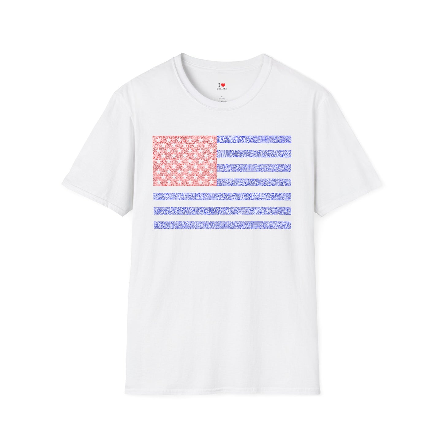 US Flag- red and blue