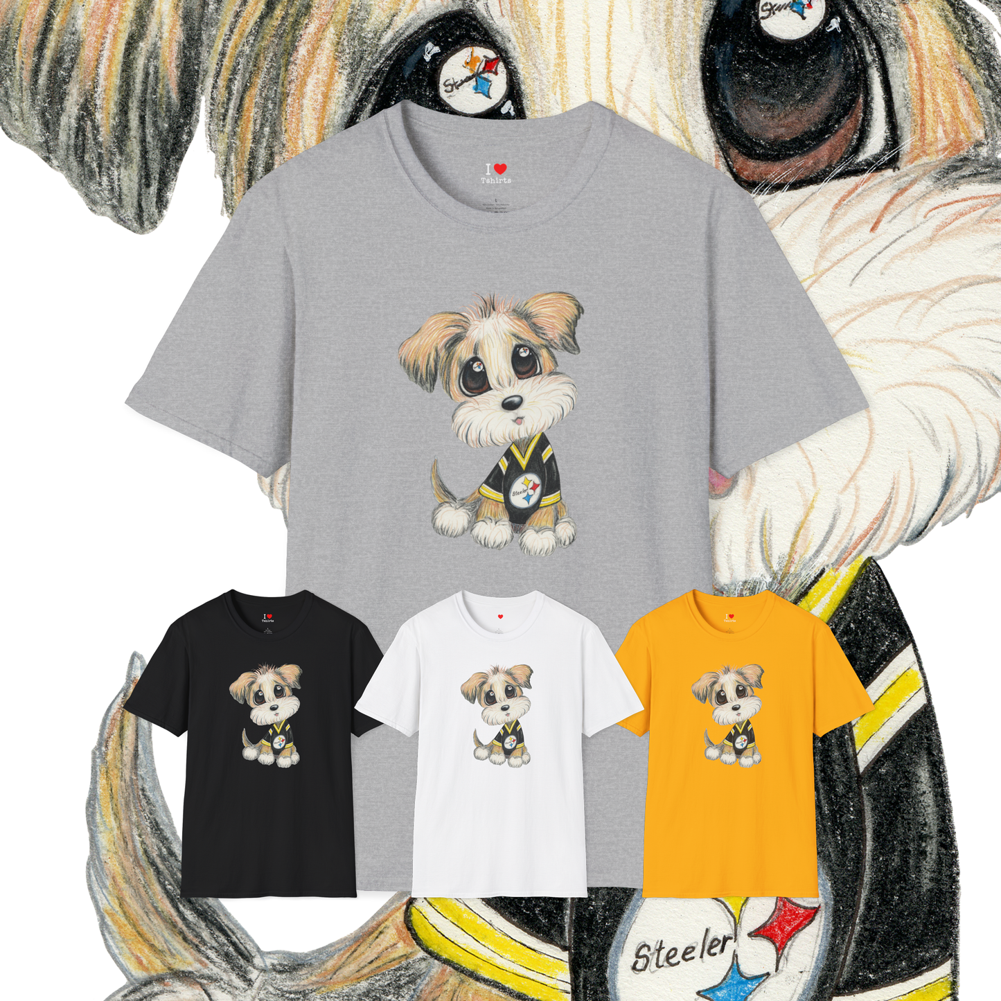 Black and Gold Pup