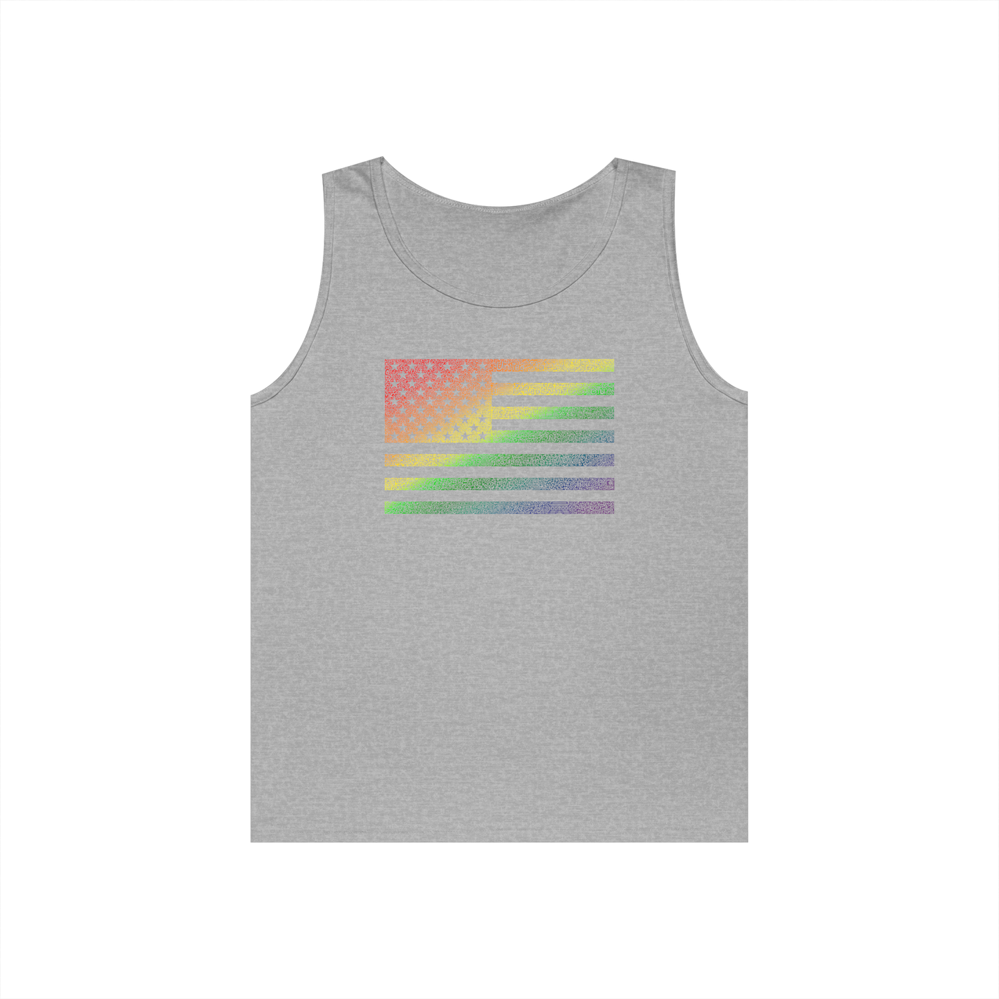 US Flag Rainbow tank top