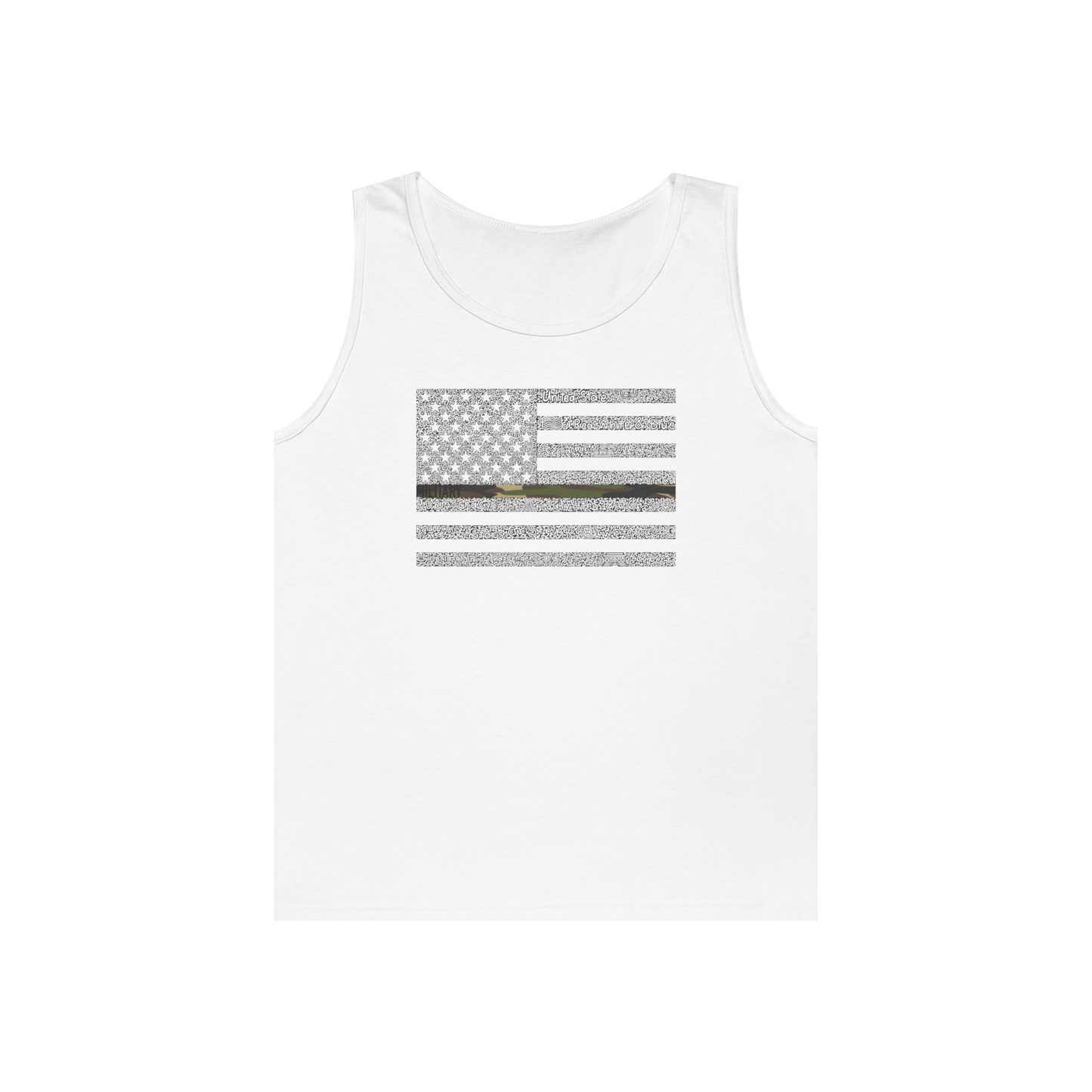 US Flag Tribute Tank Tops