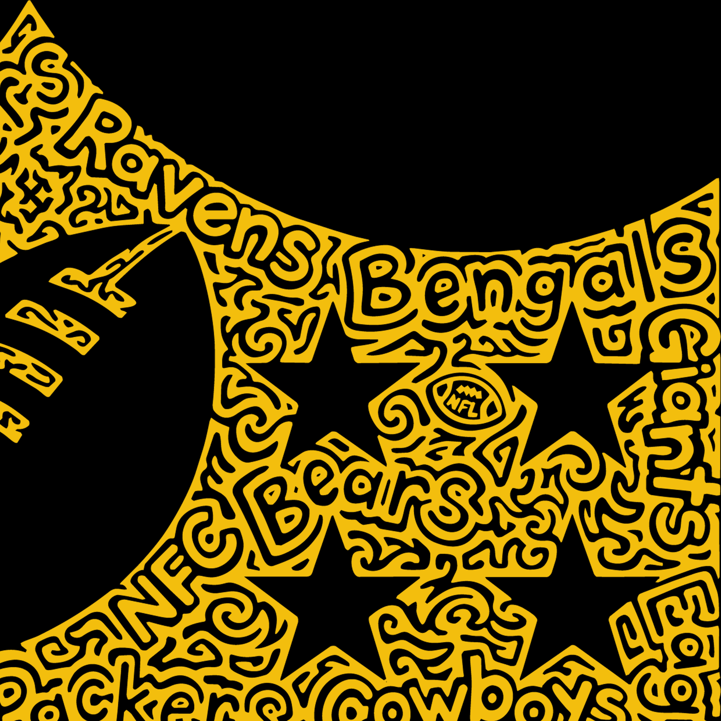 NFL Draft small left chest logo