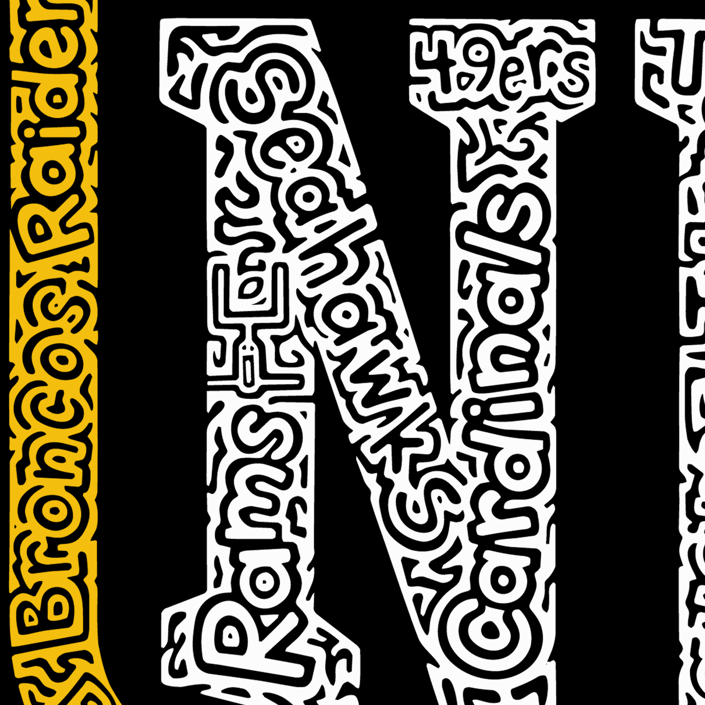 NFL Draft small left chest logo