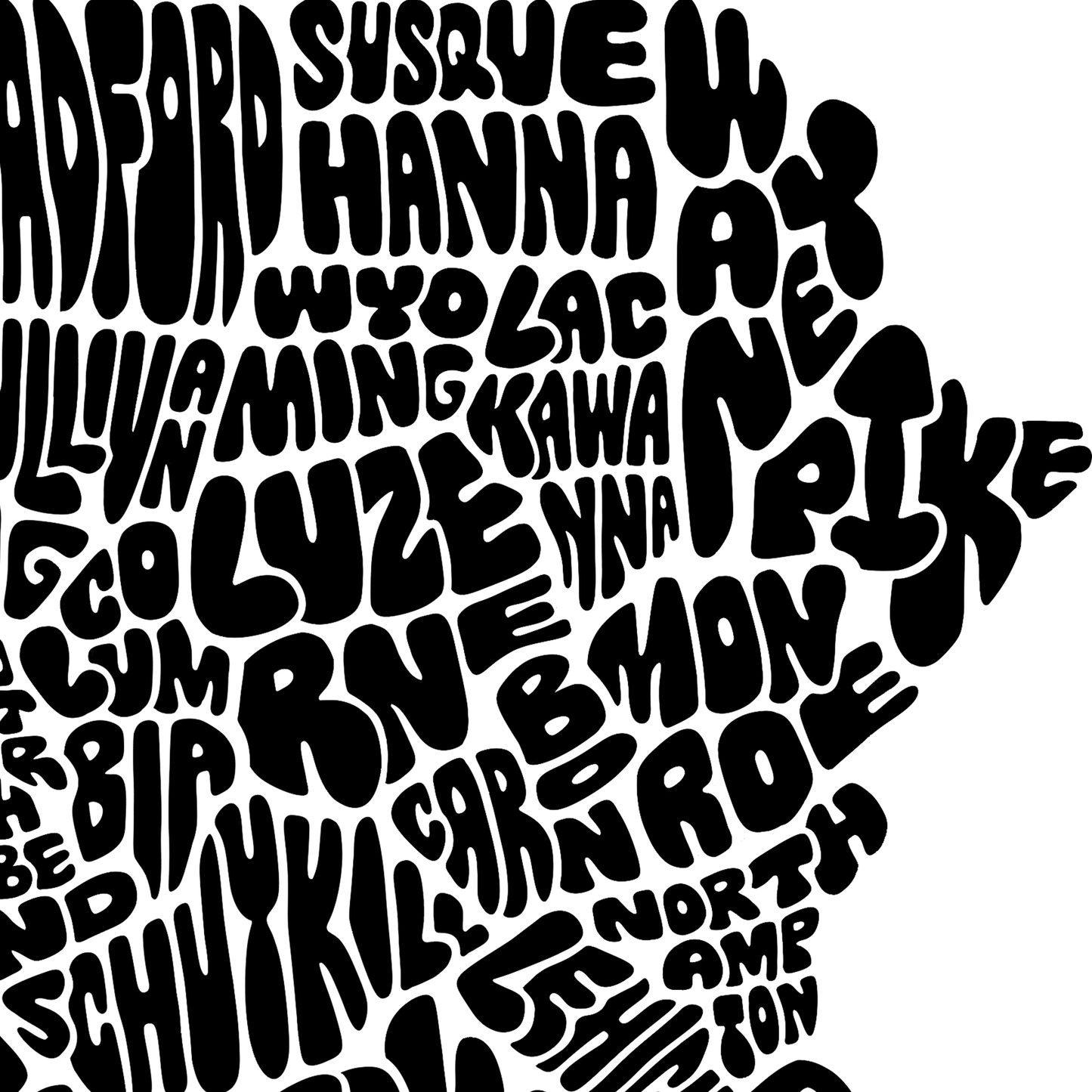 PA Counties- letters