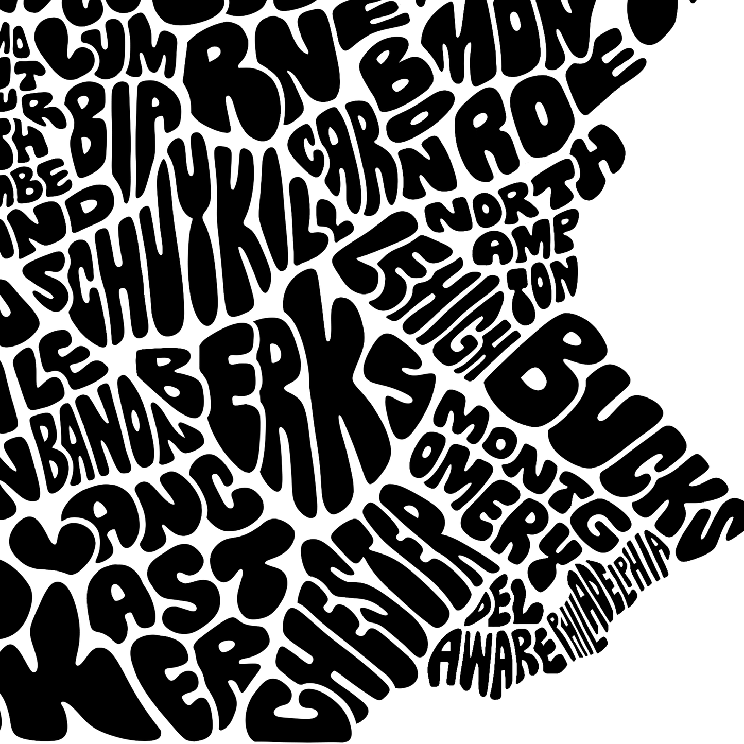 PA Counties- letters