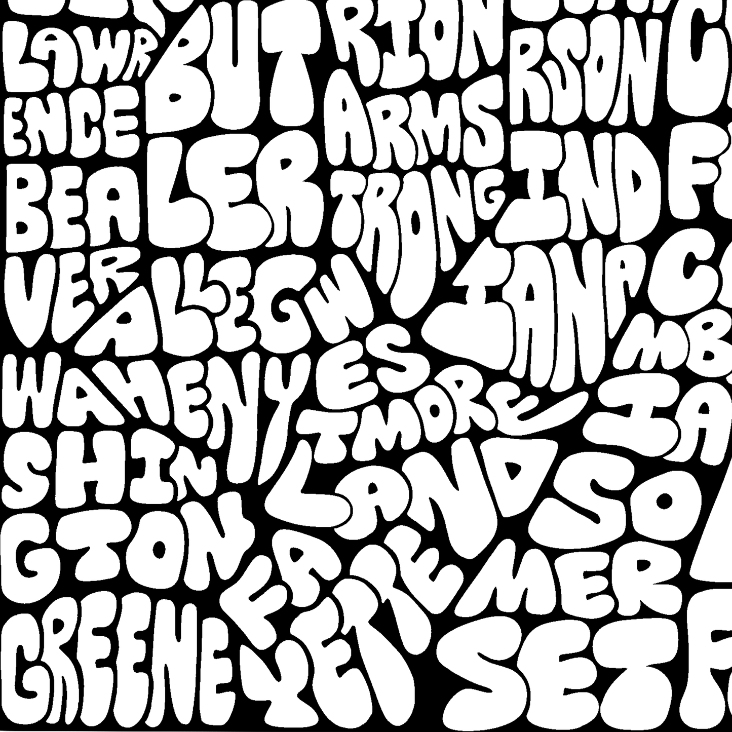 PA Counties- outline