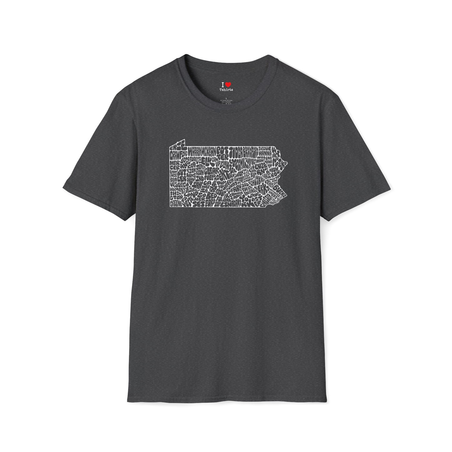 PA Counties- outline