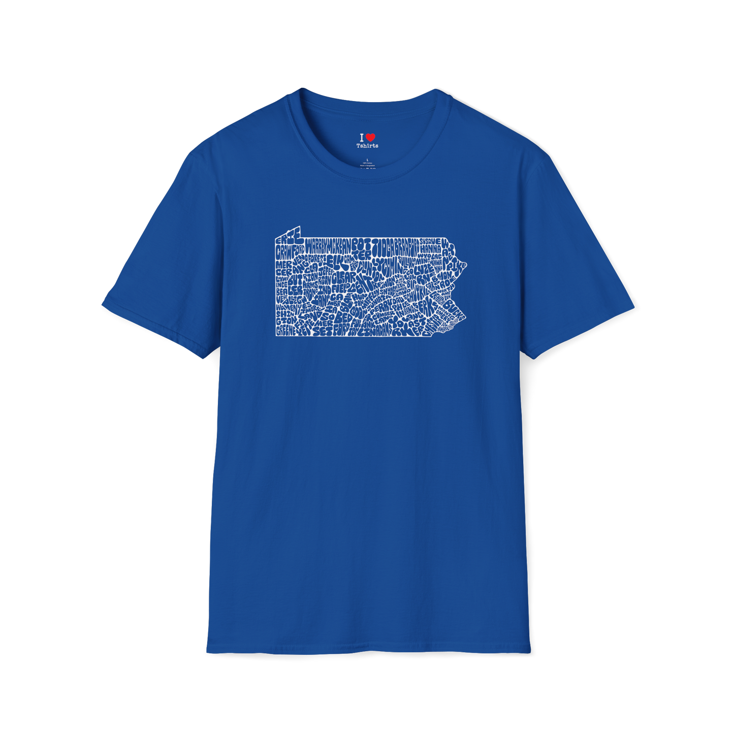 PA Counties- outline