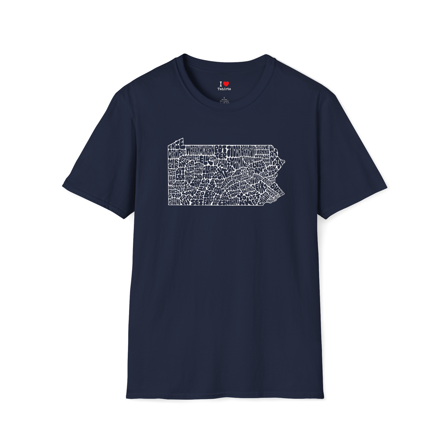 PA Counties- outline