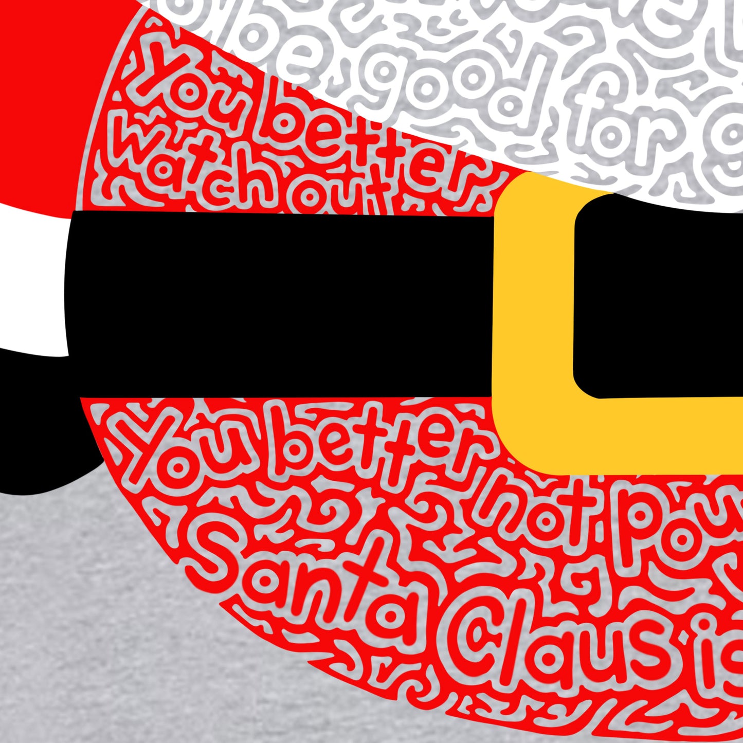 Santa Claus- Hidden Wordart