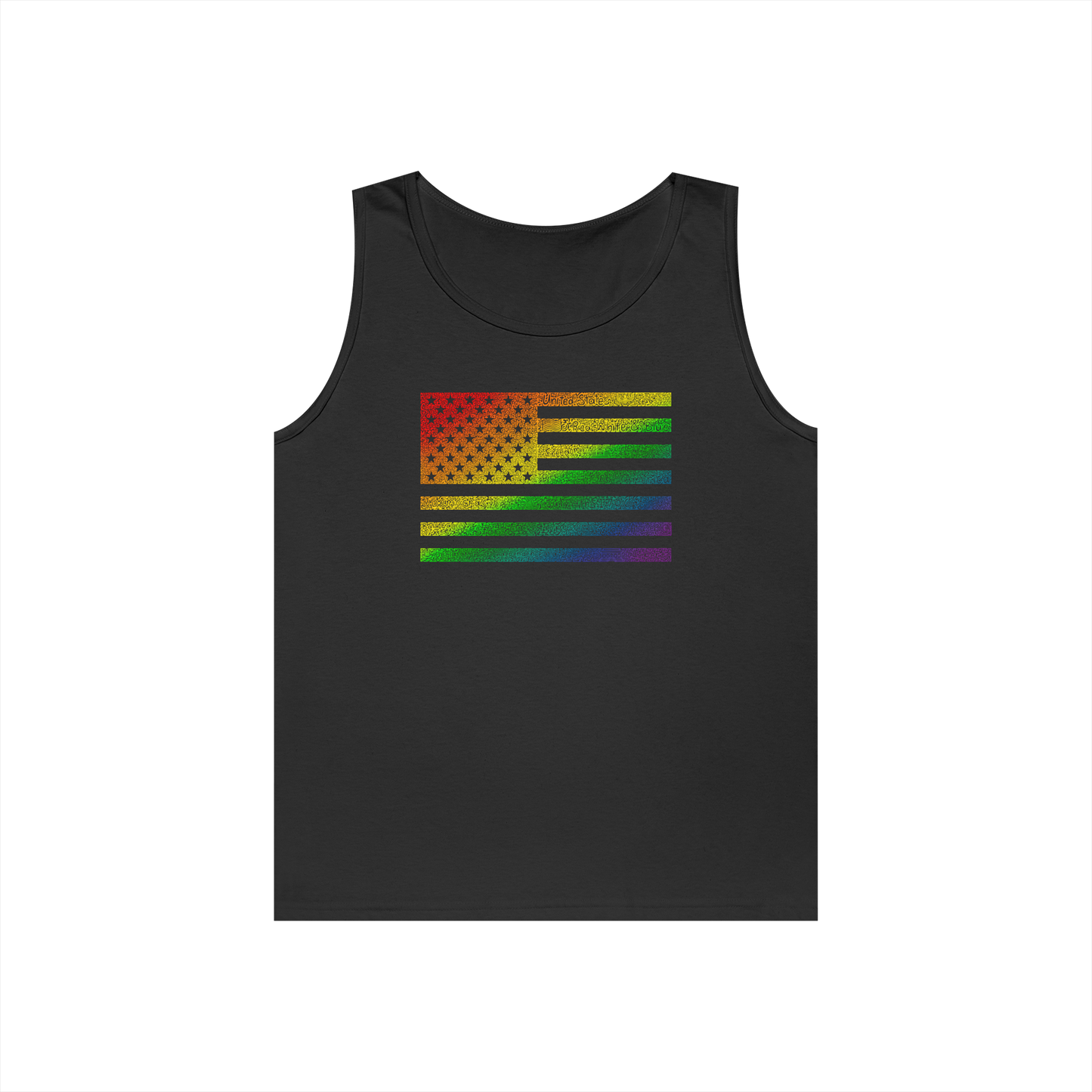 US Flag Rainbow tank top